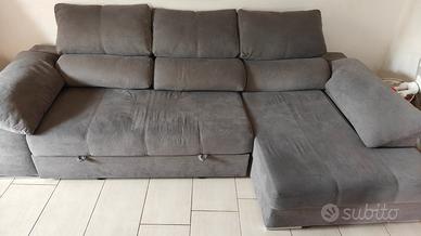 Divano letto con penisola 