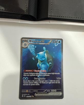 Blastoise EX 200/165 Pokemon 151 full art ita