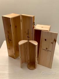 3 Cassette Legno Vino Nuove