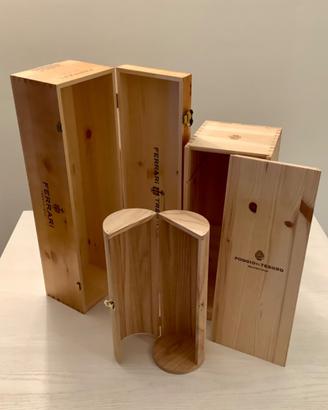 3 Cassette Legno Vino Nuove