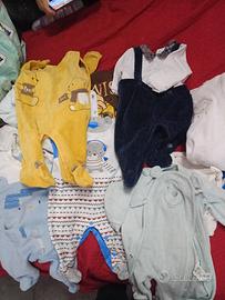 tutine in ciniglia maschietto 1/3 mesi