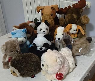 Lotto 12 peluche Trudi e altre marche