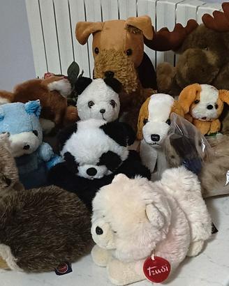 Lotto 12 peluche Trudi e altre marche