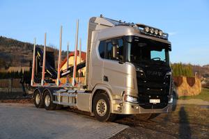 Scania R650 LEGNAME Gru forestale Epsilon M12Z