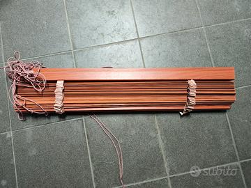 tenda veneziana 90x230 colore marrone chiaro