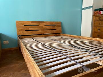 Struttura letto OLKSER JYSK con doghe IKEA