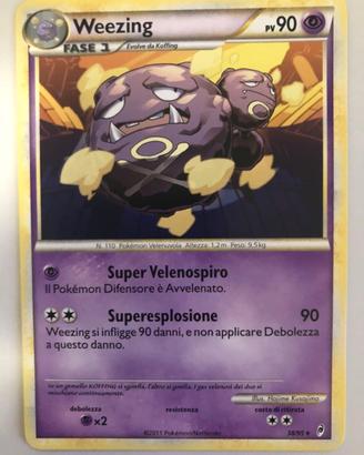 Weezing 38/95 Set Richiamo delle Leggende Rara Ita