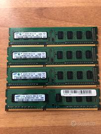 RAM 2GB DDR3 1RX8 PC3 10600U SAMSUNG