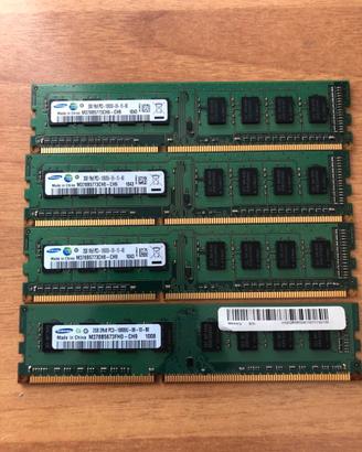 RAM 2GB DDR3 1RX8 PC3 10600U SAMSUNG