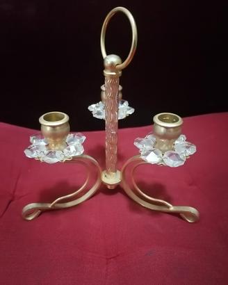 Porta candela tre luci