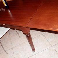 Tavolo in legno allungabile arte povera borgo 140