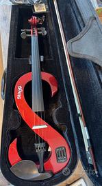 Stagg EVN 4/4 MRD Violino Elettrico Completo 4/4