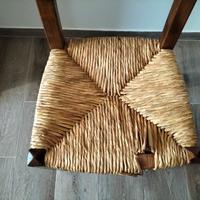 4 sedie legno massello