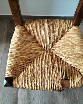 4 sedie legno massello