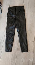 leggins simil ecopelle  nuovi con cartellino 