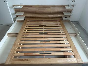 Letto matrimoniale contenitore Ikea