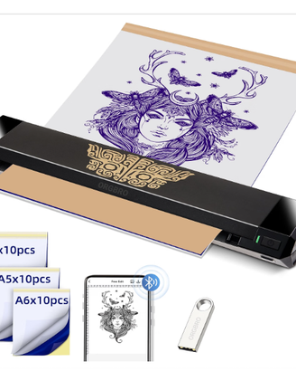 Stampante Termica per Stencil Tatuaggi Bluetooth