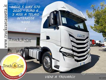 RIF.1244 IVECO S WAY 570 - 2020 - 3 ASSI A TELAIO 