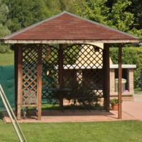 Gazebo in legno 4x4