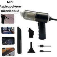 Piccola aspirapolvere ricaricabile per auto casa