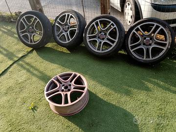 cerchi in lega da 17 pollici fiat grande punto 
