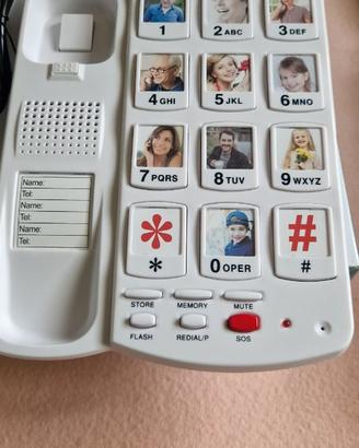 TELEFONO PER ANZIANI RETE FISSA