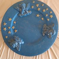 Piatto grande con angeli