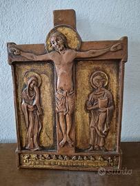 bassorilievo da parete Crocifissione Cristo