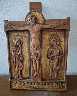 bassorilievo da parete Crocifissione Cristo