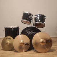 Batteria Acustica+2 piatti PST5+1 piatto omaggio