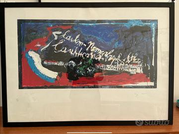 Mario Schifano Viaggio in Russia. Serigrafia