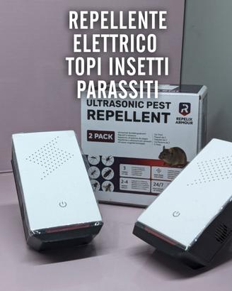 Repellente ultrasuoni parassiti topi formiche inse