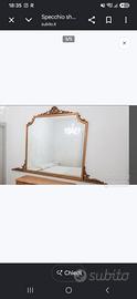 Specchio oro vintage shabby