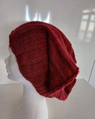 scaldacollo/fascia capelli fatto a mano misto lana