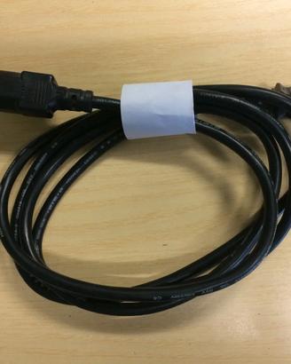 Cavo PC - Tipo VDE C13/C14 - Lunghezza 180 cm.