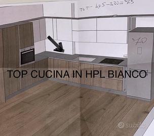 Top nuovo in HPL BIANCO