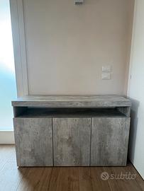 Credenza moderna grigio cemento