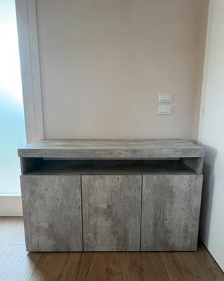 Credenza moderna grigio cemento
