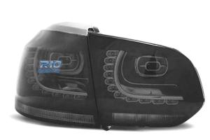 FANALI VOLKSWAGEN VW GOLF 6 08-12 LED SCURI FUMÉ