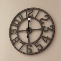 Orologio da parete in metallo industrial