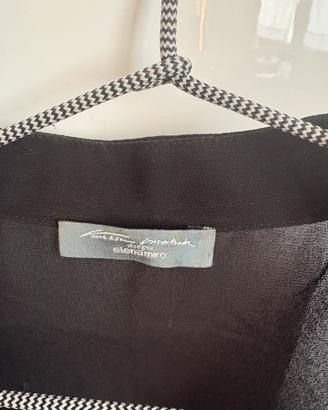 Camicia nera ricamata elena miro’