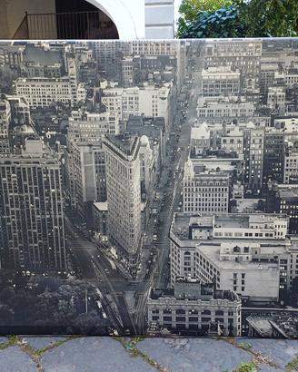 Tela IKEA New york con cornice in alluminio