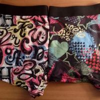 2 boxer da uomo a fantasia colorata 