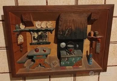 Carillon artigianale antico "O sole mio"