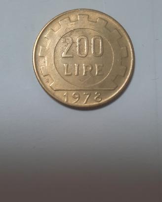 Moneta 200 lire 1978 
