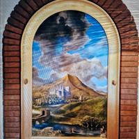 Porta girevole /Dipinto a Olio