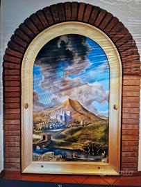 Porta girevole /Dipinto a Olio