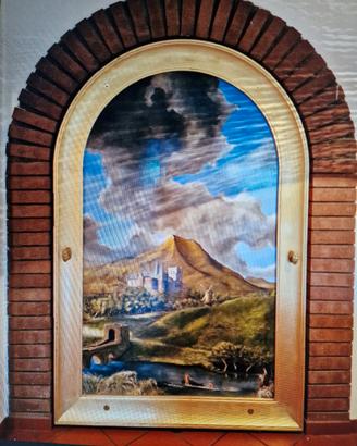 Porta girevole /Dipinto a Olio