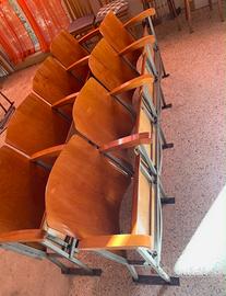 Poltrone Cinema Teatre Vintage Anni 60