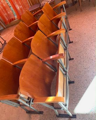 Poltrone Cinema Teatre Vintage Anni 60